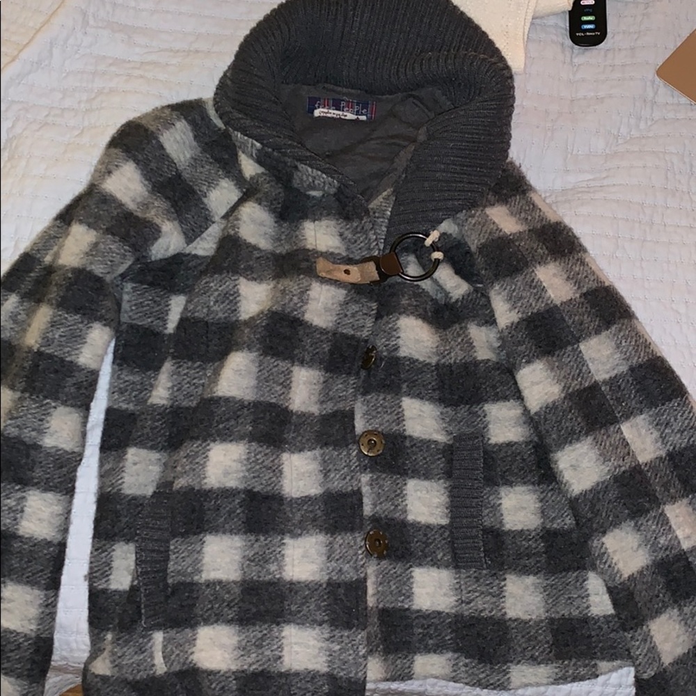 Free People wool swing coat